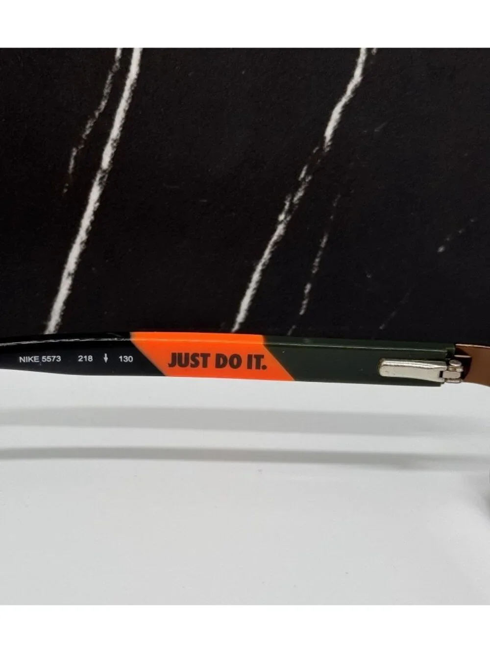 Nike 5573 218 Kids Eyeglasses Brown Orange NEW